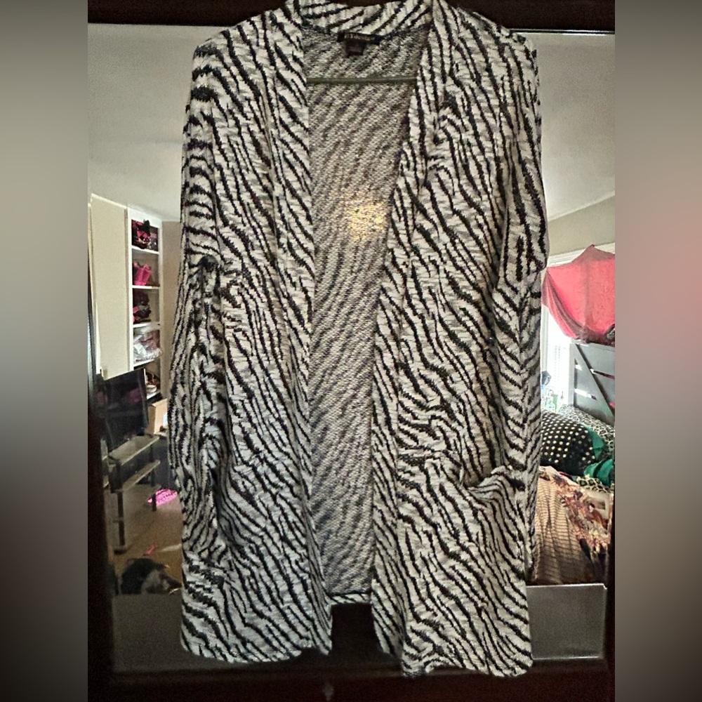 Zebra Print Women's Sweater